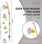 Extra Thick Ironing Board Cover and Pad, 15x54 Ironing Board Cover, Resist - Image 2