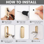Folding Coat Hooks - Image 4
