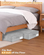punemi Under Bed Storage, 3 Pack Underbed Storage Container Bags - Image 7