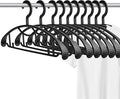 Plastic Clothes Hanger, Extra Thick Plastic Wide Shoulder Adult Slip Resistant by GEMWONDER