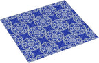 Chinoiserie Blue and White Floral Dish Drying Mats - Image 2