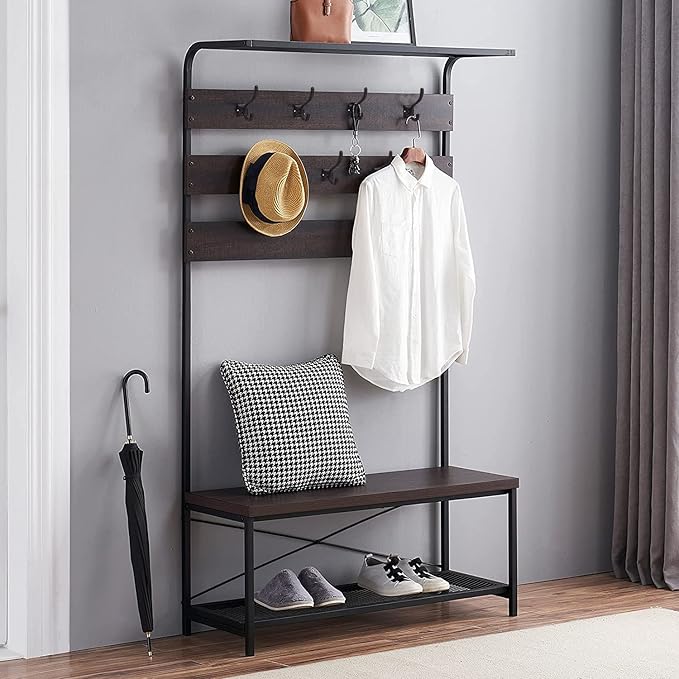 Ambipolar 5-Pack Antique Black Wall Hooks, Vintage Modern Farmhouse Style - Image 6