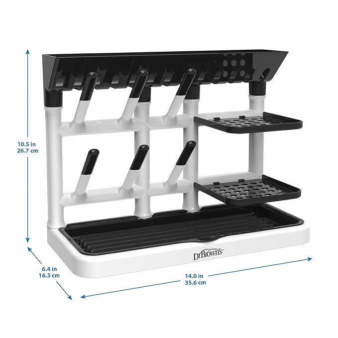 Dr. Brown's Drying Tower, Stand-Up Drying Rack, Countertop Baby Bottle-Drying - Image 12