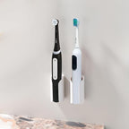 Electric Toothbrush Holder for Bathroom, Wall-Mounted Toothbrush Stand by Homestorage
