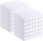 Homaxy 100% Cotton Terry Kitchen Towels, Checkered Designed, Soft and Super by Homaxy