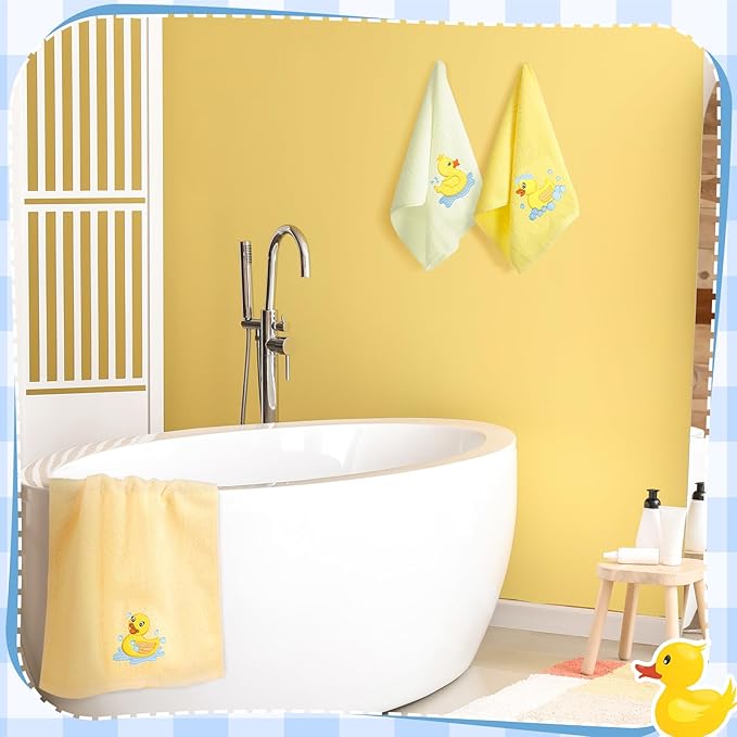 3 Pack Rubber Ducky Coastal Hand Towels - Image 6