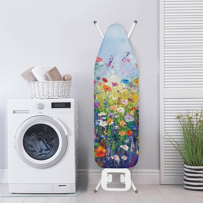 Oil Painting Flower Ironing Board and Pad Standard Size Ironing Board - Image 3