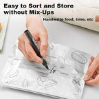 Reusable Aluminum Foil Sealable Storage Bags, 2026 New Resealable Stand Up - Image 4
