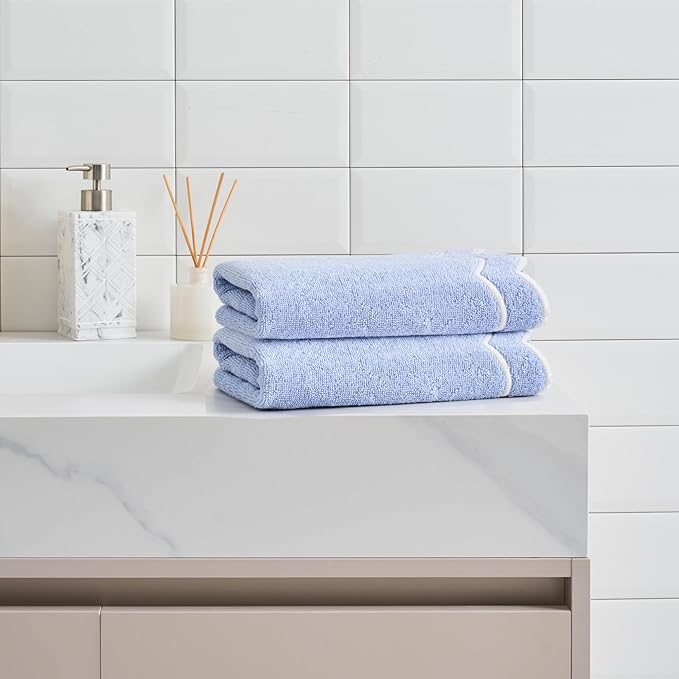Peri Home 2 Piece Bath Towel Set, 500 GSM, 100% Cotton Towel by perihome