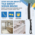 Hard Bristle Crevice Cleaning Brush-Thin Gap Cleaning Brush, Small Cleaning - Image 6