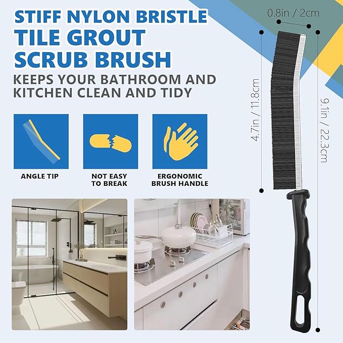 Hard Bristle Crevice Cleaning Brush-Thin Gap Cleaning Brush, Small Cleaning - Image 6