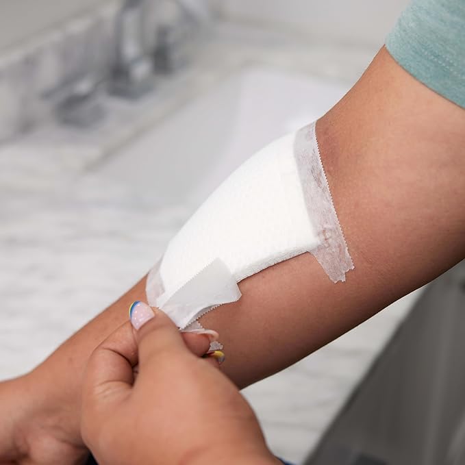 Band-Aid Brand Absorbent Cushion Care Sterile Square Gauze Pads - Image 4