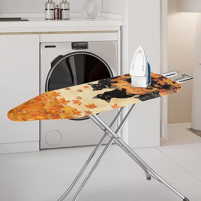 Fall Leaves Cat Pumpkins Ironing Board Covers Standard Washable Ironing Board - Image 2
