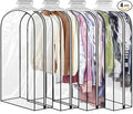 40" Clear Garment Bags for Hanging Clothes, Garment Bags for Storage by ECOMAID