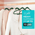 HOUSE DAY Premium Velvet Hangers 50 Pack, Non-Slip Flocked Felt Hangers - Image 7