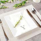 Luxenap 15.8 X 7.9 Inch Linen-Feel Guest Towels, 2000 Lettered Hand Towels - Image 4