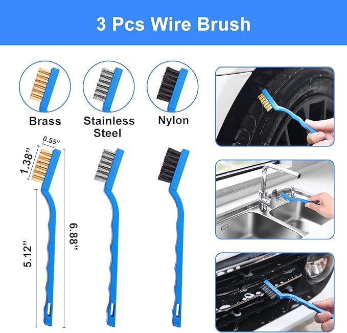 26Pcs Car Detailing Brush Set, Car Detailing Kit, Car Detailing Brushes - Image 5