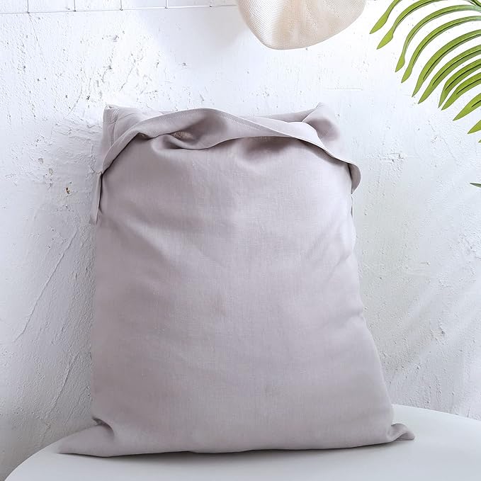 Amazhiyu Pure Linen Over The Door Laundry Hanging Hamper Bag - Image 3