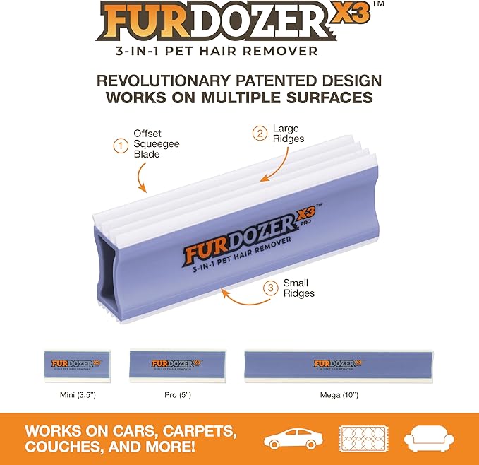 FurDozer Pet Hair Remover & Auto Detailing Tools - Image 2