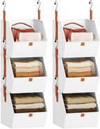 Collapsible Hanging Closet Organizer by Homsorout