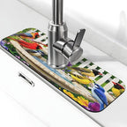 Bird Kitchen sink faucet pad, strong water absorption, anti slip, very suitable by Unknown