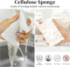 6 Pcs Kitchen Sponges for Dishes Cleaning, Non Scratch for Non Stick Cookware - Image 3