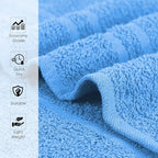 Hand Towels Light Blue Economy Salon Towels - Image 6