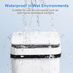 Bathroom Trash Cans with Lid 2 Pack Touchless Automatic Motion Sensor 2.2 Gal & - Image 2