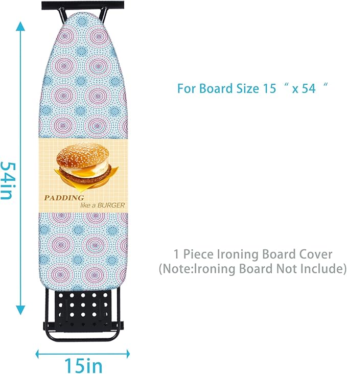 BNDX Ironing Board Cover and Pad 15" x 54" - Image 6