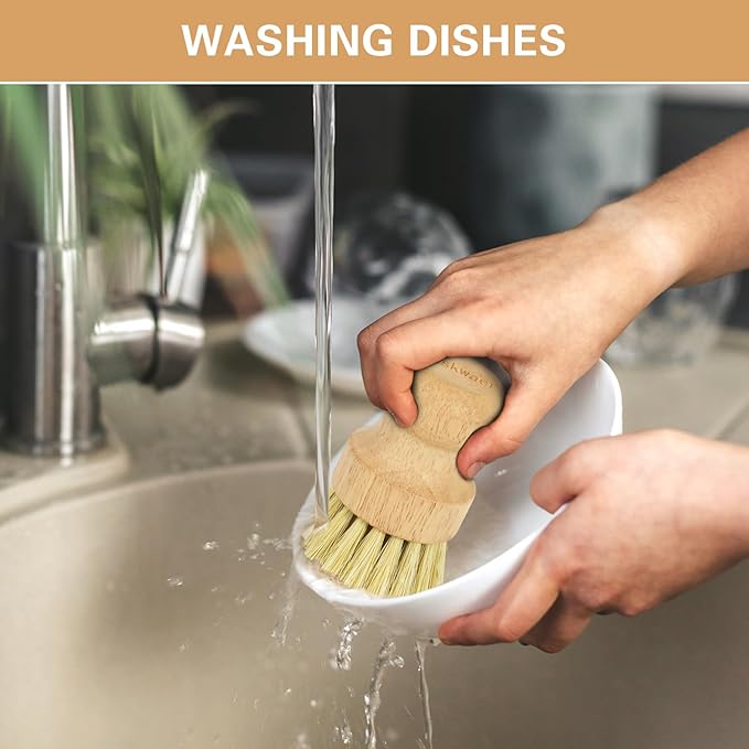 Wooden Dish Brushes, Dish Dishwashing Brush - Image 6