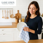 LANE LINEN Dish Towels Set of 12-18” x 28” Soft, Absorbent Cotton Kitchen Towels - Image 8