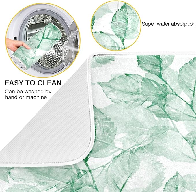 Absorbent Dish Drying Mat for Kitchen Counter - Image 2