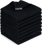 BOOMIBOO 8-Pack Kitchen Dish Cloths, 100% Cotton Waffle Weave, Ultra Soft by BOOMIBOO