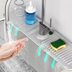 24 Inch Longer Faucet Mat for Kitchen SinkBathroom Kitchen Sink Splash Guard - Image 9