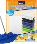 KEEPOW 10PCS Microfiber Cleaning Cloths Extra Large 30" x 20", Washable by KEEPOW