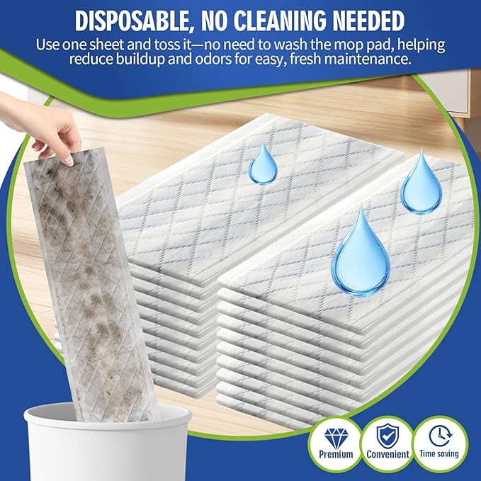Disposable Wet Cleaning Pads for Hardwood Floor Compatible - Image 6