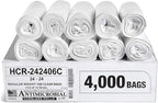 Aluf Plastics High Density Trash Bags, 10 Gallon, 6 Micron, by AlufPlastics
