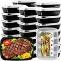 38oz 10 Pack Disposable Food Leftover Containers by Unknown