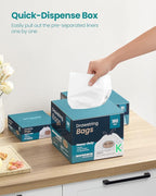 SONGMICS Trash Bags for 13-Gallon Trash Cans, Drawstring Kitchen Garbage Bags - Image 4
