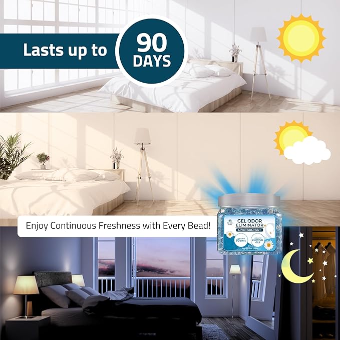 Scented Gel Air Freshener | Linen Comfort Gel Air Fresheners - Image 4