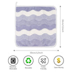 SINLAND Absorbent Coral Velvet Washcloth Ultra Soft Microfiber Face Towels 12 x - Image 2