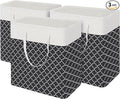 BlissTotes 3-Pack Laundry Basket, Freestanding＆Waterproof Laundry Hamper by BlissTotes
