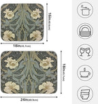 William Morris Flowers Print Dish Drying Mat - Image 2