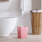 Small Trash Can Wastebasket, 2 Gallon Wooden Waste Basket - Image 7