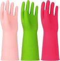 3 Pairs Rubber Cleaning Gloves Latex Free Dishwashing Gloves by THEOFFICIALHINSOCHA