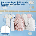 GoodtoU Baby Hangers, 60 Pack Baby Clothes Hangers - Image 5