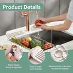 24 Inch Upgraded Draining Mat Folding faucet Mat - Image 3