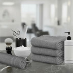 Hand Towels Grey Economy Salon Towels - Image 5