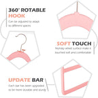 Velvet Pants Clothes Hanger Space Saving Non Slip Pants Shorts Hanger, - Image 5
