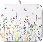 Watercolor Floral Dish Drying Mat by Kawani